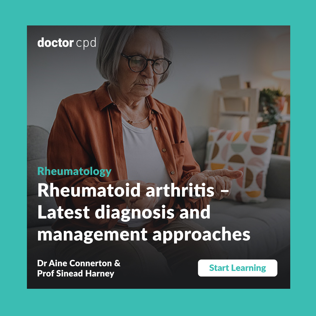 New Doctor CPD Module - Rheumatoid arthritis – Latest diagnosis and management approaches #Rheumatoid #arthritis #cpdmodule #irishcpdmodule #healthcarecpdmodule #doctorcpd ow.ly/YY1a50Qz9b0
