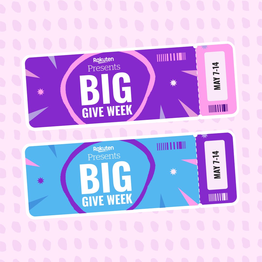 Big Give Week is in full effect this week! Do you have your tickets? 👀

From beauty, fashion 👗 and everything in between — get set for summer with up to 15% Cash Back. 🤑

Shop now at rakuten.ca/big-give-week. 

#rakuten #springsavings #shopgetcashbackrepeat
