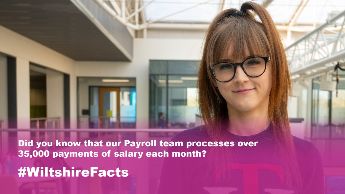 Our Payroll Team works extremely hard to ensure our employees and traded customers are paid on time🙏 #WiltshireFacts
