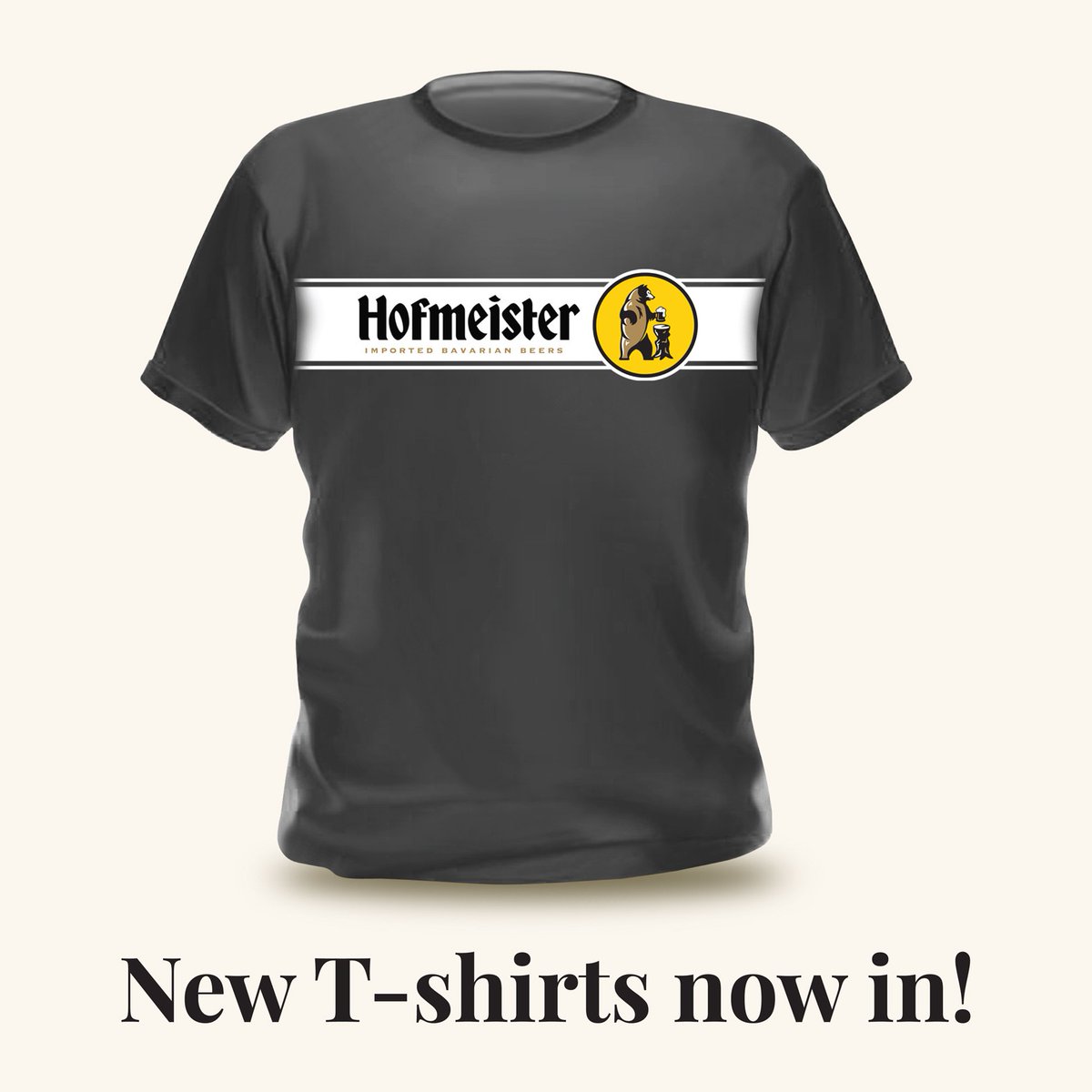 Look what's landed - just as the sun came out ☀️ Our Hof t-shirts have had a make-over and this new edition is available right now over on the Hof Shop. Get yours while they're still in stock⏱️ hofmeister.pulse.ly/efkrrq9e6e #Summer #FollowTheBear #Tshirt #HofmeisterBeer