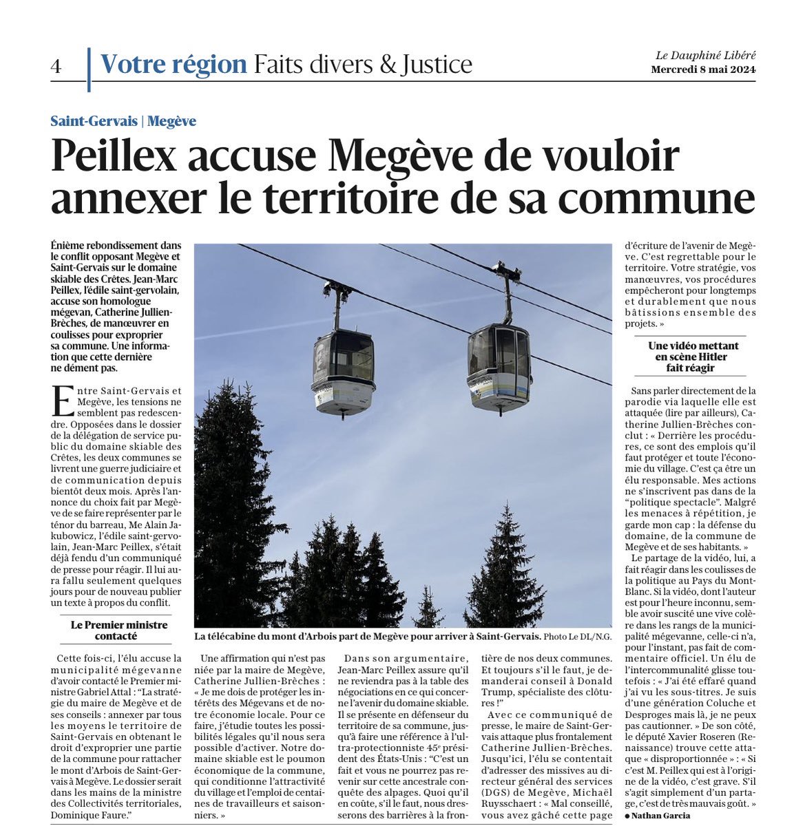 Le maire de #megeve « ne dément pas » !!!