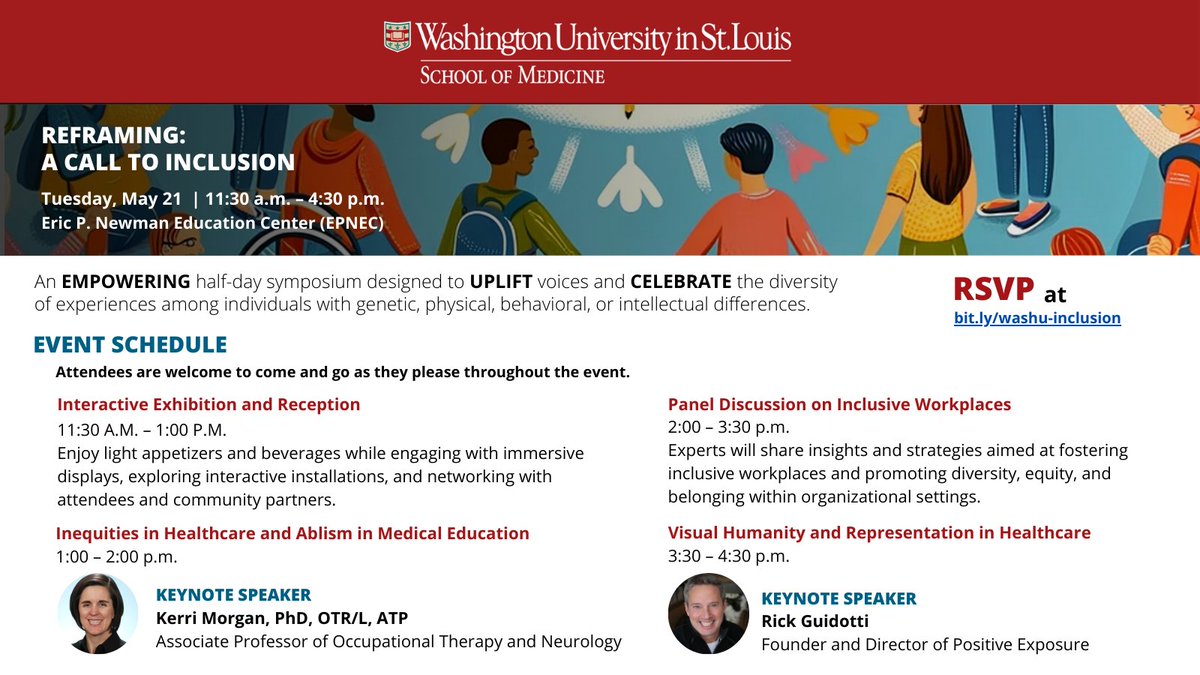 The 'Reframing: A Call to Inclusion' event is approaching fast! Are you registered to attend? Together, let's create a more inclusive world where everyone feels valued and supported! 📆 Tuesday, May 21 ⏰ 11:30 a.m. - 4:30 p.m. 📍 EPNEC anesthesiology.wustl.edu/reframing-a-ca…