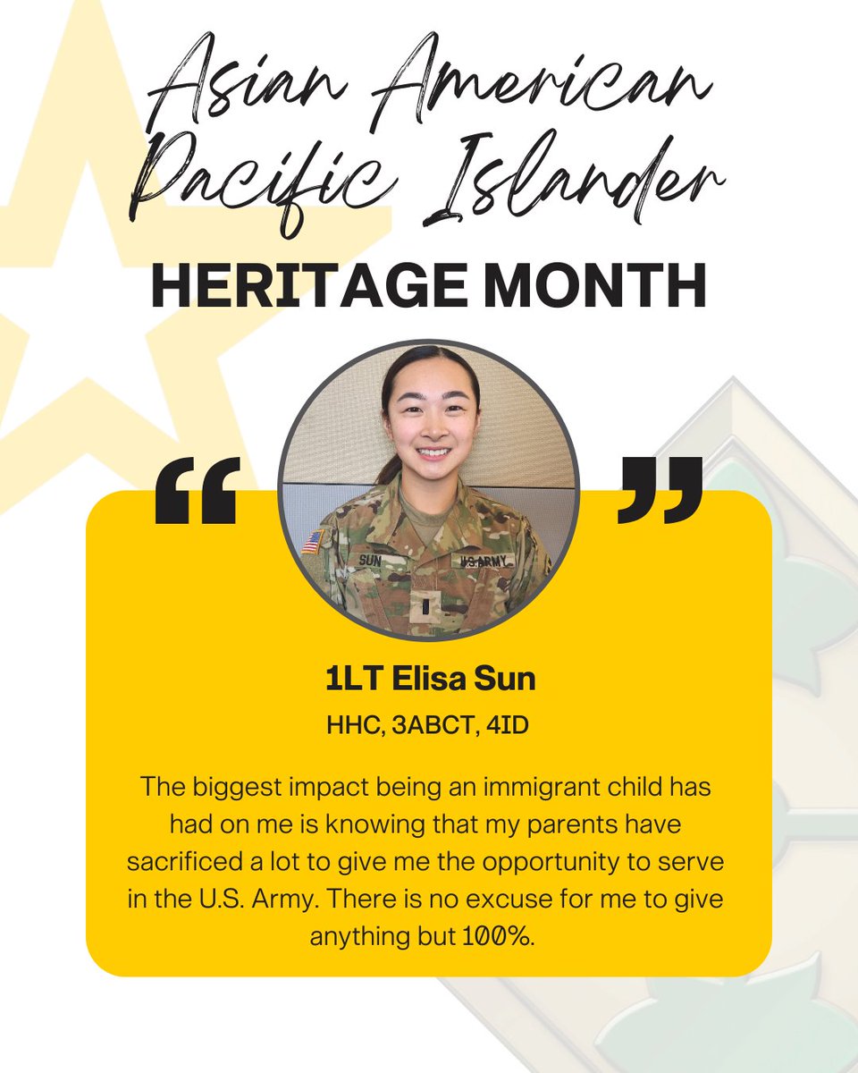 May is Asian American & Pacific Islander (AAPI) Heritage Month, a celebration of the innumerable contributions, vibrant cultures, and rich heritage of Asian Americans, Native Hawaiians, and Pacific Islanders in the United States.

#WeHaveaPlaceForYou #ArmyROTC #AAPIHM