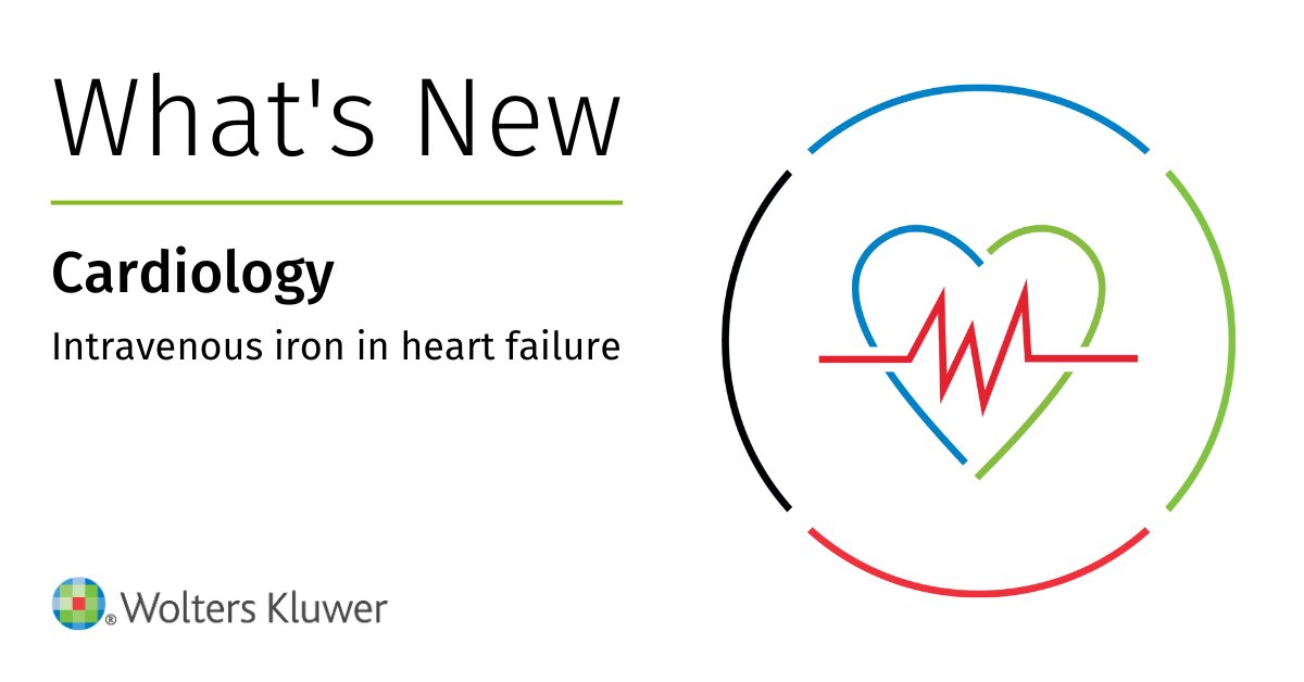 In meta-analysis of RCTs in patients with heart failure and iron deficiency, IV iron reduced cardiovascular hospitalizations but not all-cause mortality vs. placebo. Learn What's New in #cardiology: ow.ly/vEep50RlI8L #ClinicalUpdates #MedTwitter