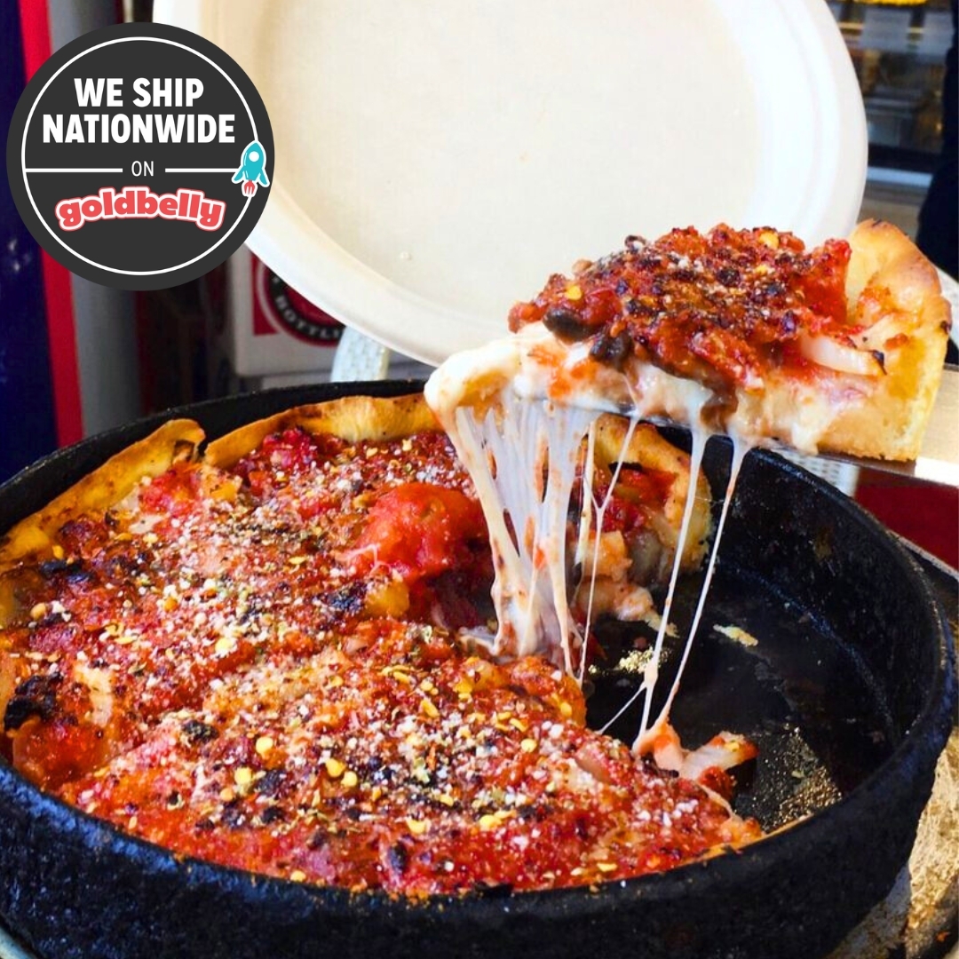 'Amazing pizza! Absolutely delicious! Larger than the average offered on this site. Loaded with toppings! A nice cheese pull. The sauce was full of tomatoes which I absolutely loved! So glad I gave them a try!' - Tara H. via Goldbelly's website. 🚀

💻 goldbelly.com/restaurants/my…