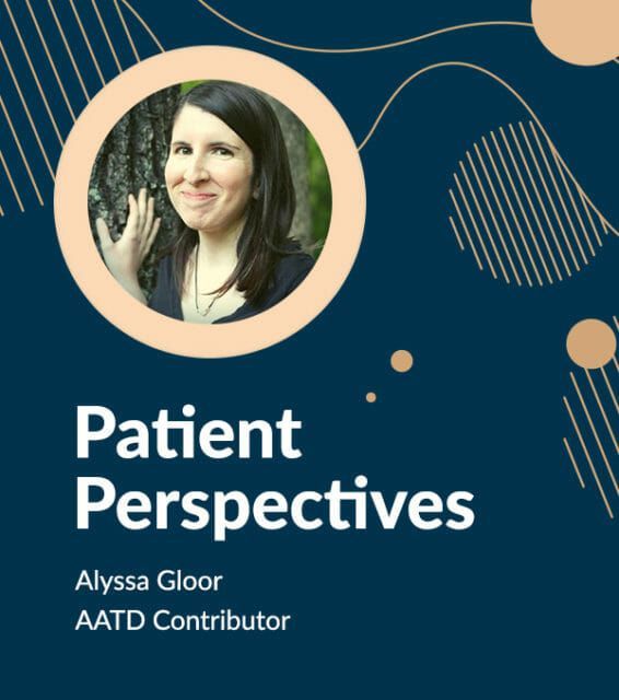 AATD can be difficult to pinpoint, which is why a blood test is a good way to diagnose it. It can have liver, skin, and/or lung symptoms. #AATD #rarediseasesymptoms
 - Alyssa Gloor