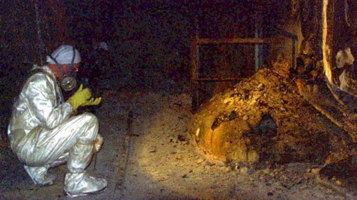 La “pata de elefante” de Chernóbil, el objeto más peligroso de la Tierra. Seguirá siéndolo durante los próximos 100.000 años. 300 segundos de exposición y estarás muerto en 2 días.