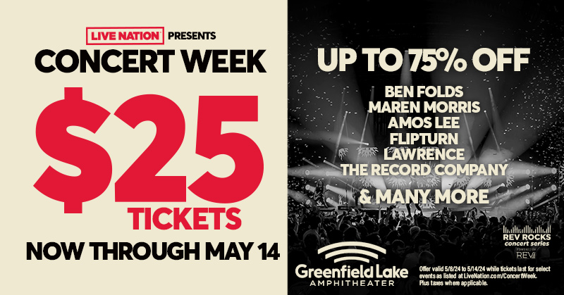 🎉 Concert Week is HERE! Grab your $25 tickets now through May 14th to over 5,000 shows through the rest of the year 👉 livemu.sc/4buAoDu