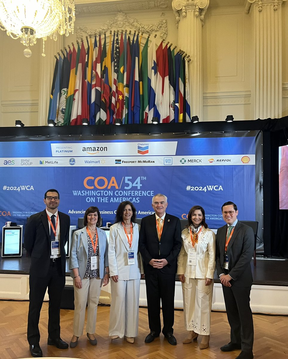 Participamos en la Conferencia Anual de @ASCOA en #Washington donde @JoseMSalazarX de @cepal_onu junto a Presidente @luisabinader, US Emb. @LindaT_G, @WHAAsstSecty, @CF_Jaramillo, @ericfarns y otros, discuten sobre cómo mejorar la integración económica de la región. #2024WCA