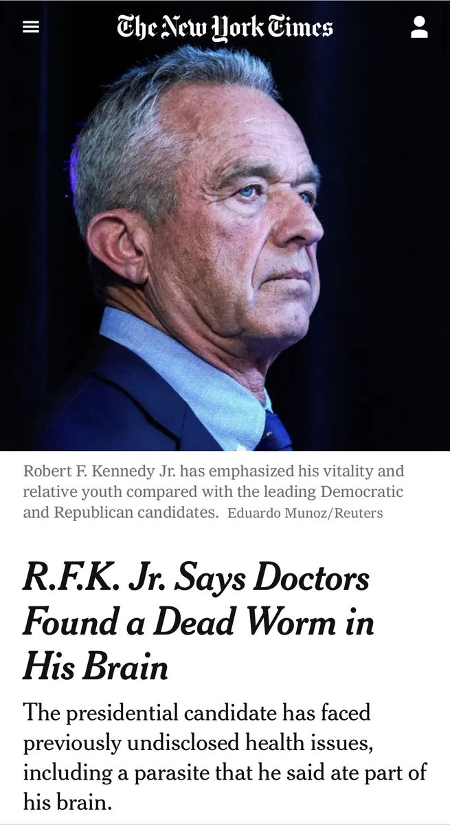 QriousQrmudgeon's tweet photo. #DeadWorm died of starvation.
#RFKJr https://t.co/aw31MDZ8vU