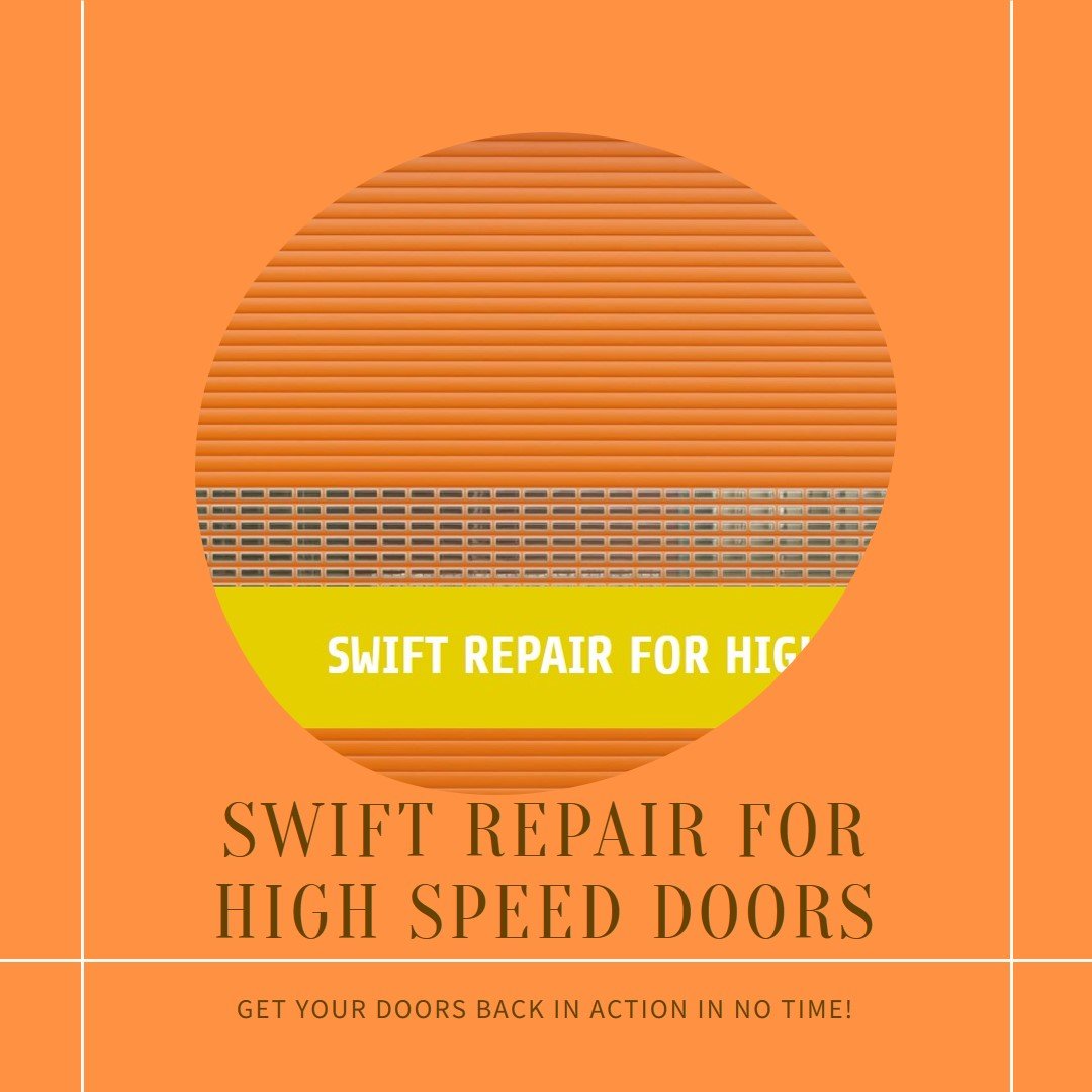 Speeding up productivity with our high-speed door service! 🚀 Life moves fast, so should your doors. #HighSpeedDoors #EfficiencyAtItsFinest
