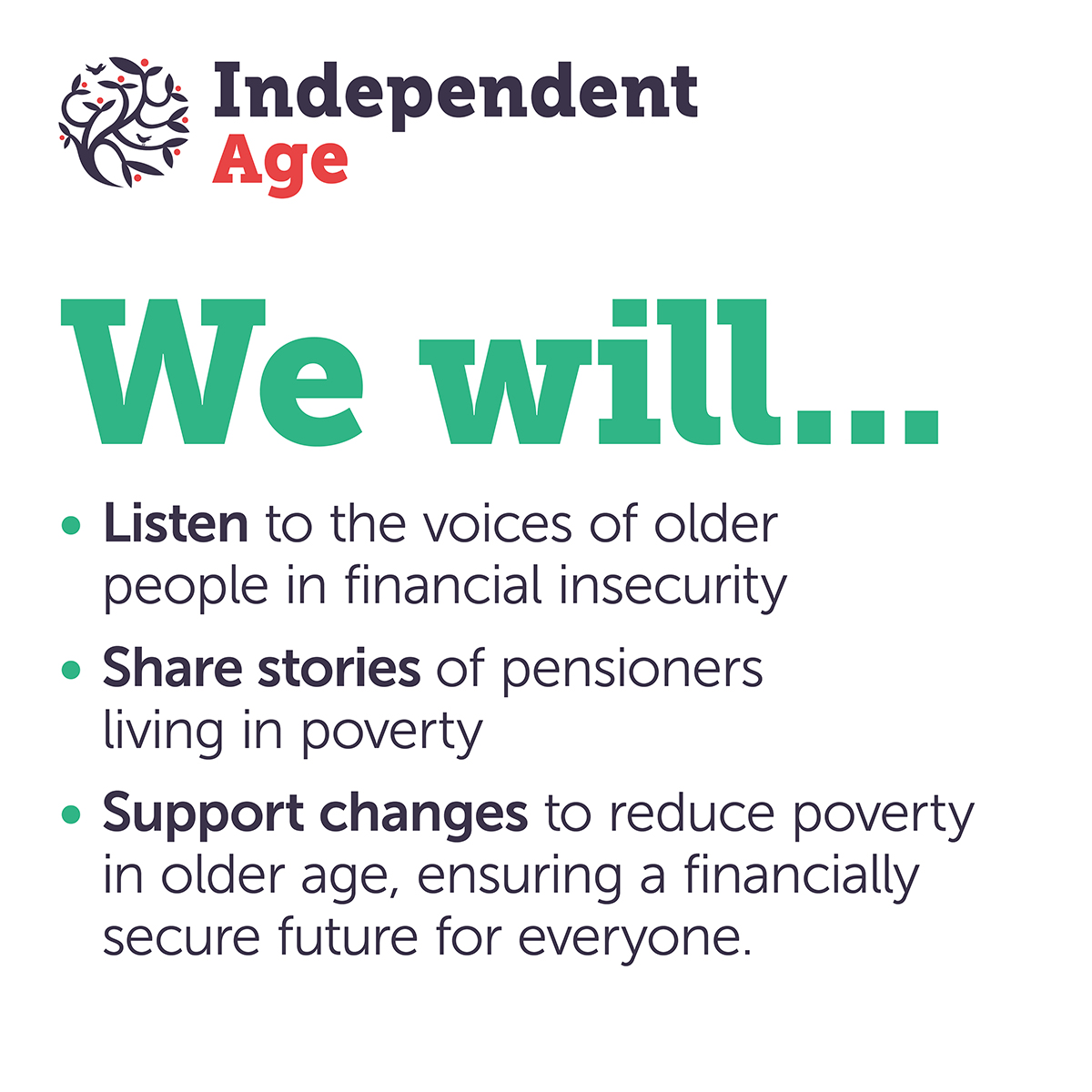 In the UK, around 2 million older people are cutting essentials and living in cold, damp homes to get by. But poverty in later life is not inevitable. That's why we've signed @IndependentAge's statement of to help tackle pensioner poverty. Learn more: Independentage.org/statement-of-i…