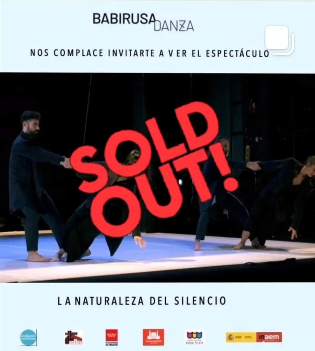 Muy contentos, LLENO ABSOLUTO con más de 300 personas en nuestro paso por #santanderescénica de @santandercreativa a las 19h comenzamos

ALLÁ VAMOS!! 

#DANZACONTEMPORÁNEA 
#BabirusaDanzaOntheRoad
#SOLDOUT
