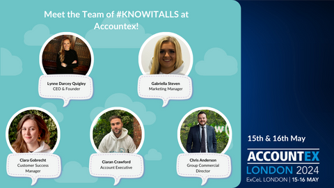 We can't wait for @Accountex next week!

We're looking forward to showing off exciting Know-it updates, running platform demos and handing out lots of Tunnock's goodies! 🚀 

We will be exhibiting at stand 770. See you on Wednesday! 👋

#ACX24 #accountex2024 #accountexlondon