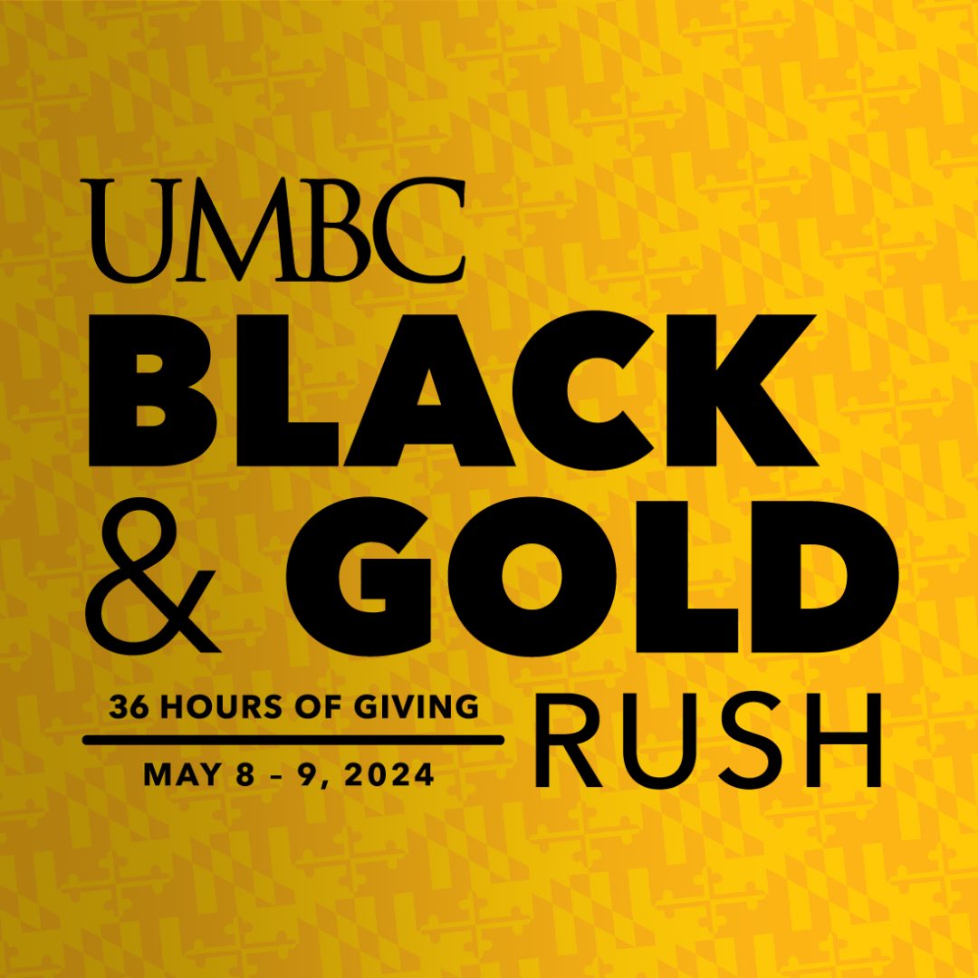 Today, please consider making a gift to Women’s Soccer.  Gifts can be made at give.umbc.edu/black-gold-rush
Your contribution will make a great impact! 
Thanks in advance for your consideration and generosity.  #BlackAndGoldRush #UMBC