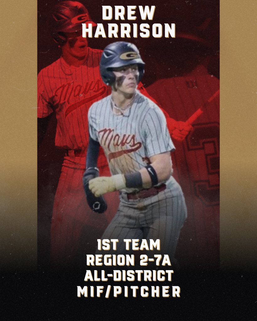 Germantown Baseball (@gm_baseball) on Twitter photo Congratulations to <a href="/drewharrison_/">Drew Harrison</a> on being selected to 1st Team All-District for Region 2-7A! #GoMavs #WelcometoTheRanch Congratulations to <a href="/drewharrison_/">Drew Harrison</a> on being selected to 1st Team All-District for Region 2-7A! #GoMavs #WelcometoTheRanch