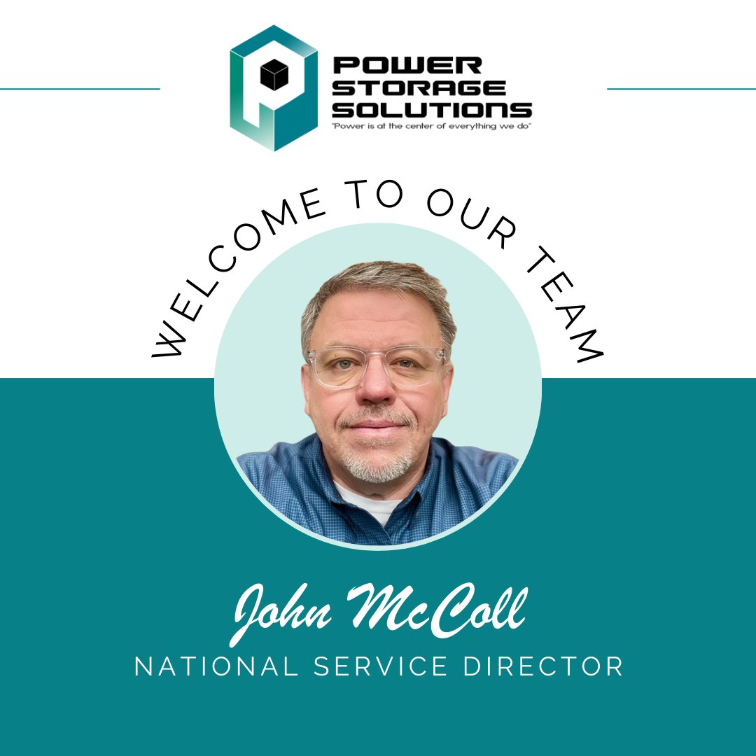 🌟 Welcoming Our Newest Team Member: John McColl 🌟 

Meet John, our new National Service Director. We're absolutely thrilled to have him join our Power Storage Solutions family! 🥳 

Let's show John our warmest welcome!

 #NewHire #PowerStorageTeam #PWRSS #PowerStorageSolutions