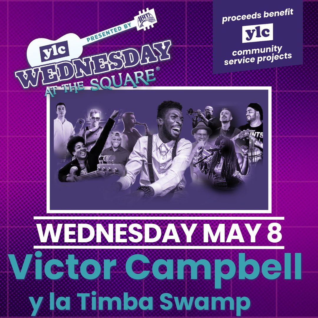 🎶Head to the Square today to catch the irresistible rhythms of Victor Campbell y la Timba Swamp—where every beat promises to turn your ordinary day into a fiesta! 🎉🎶 Show starts at 5PM!