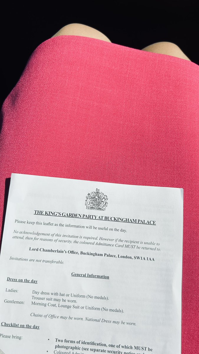 Yep. I’m heading to the #royalgardenparty !!!!