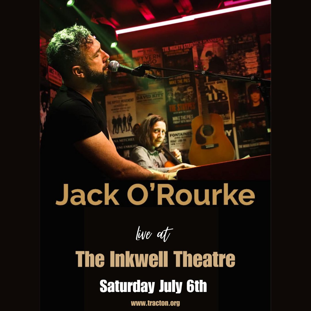 New Show Announced @JackORourkes at The Inkwell Theatre, Tracton Arts. Saturday July 6th . Book at tickettailor.com/events/inkwell… linktr.ee/artistsinbloom