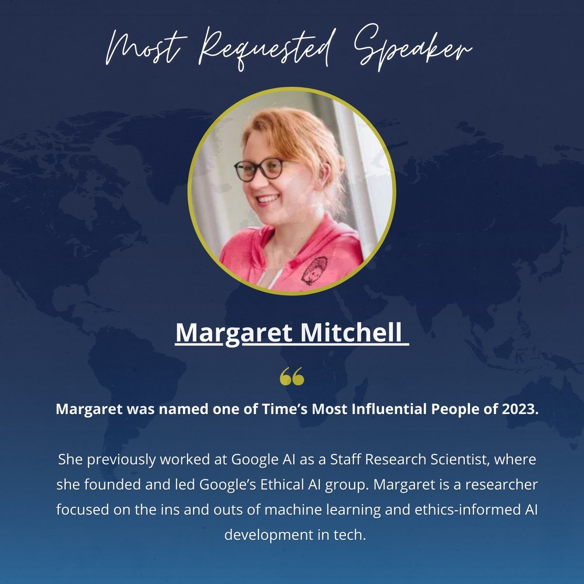 Dr. Margaret Mitchell (@mmitchell_ai), a renowned leader in the field of artificial intelligence and ethics, emphasises the ethical considerations in AI development, ensuring technology is used responsibly and justly. Book the leading expert in AI: londonspeakerbureau.com/speaker-profil…