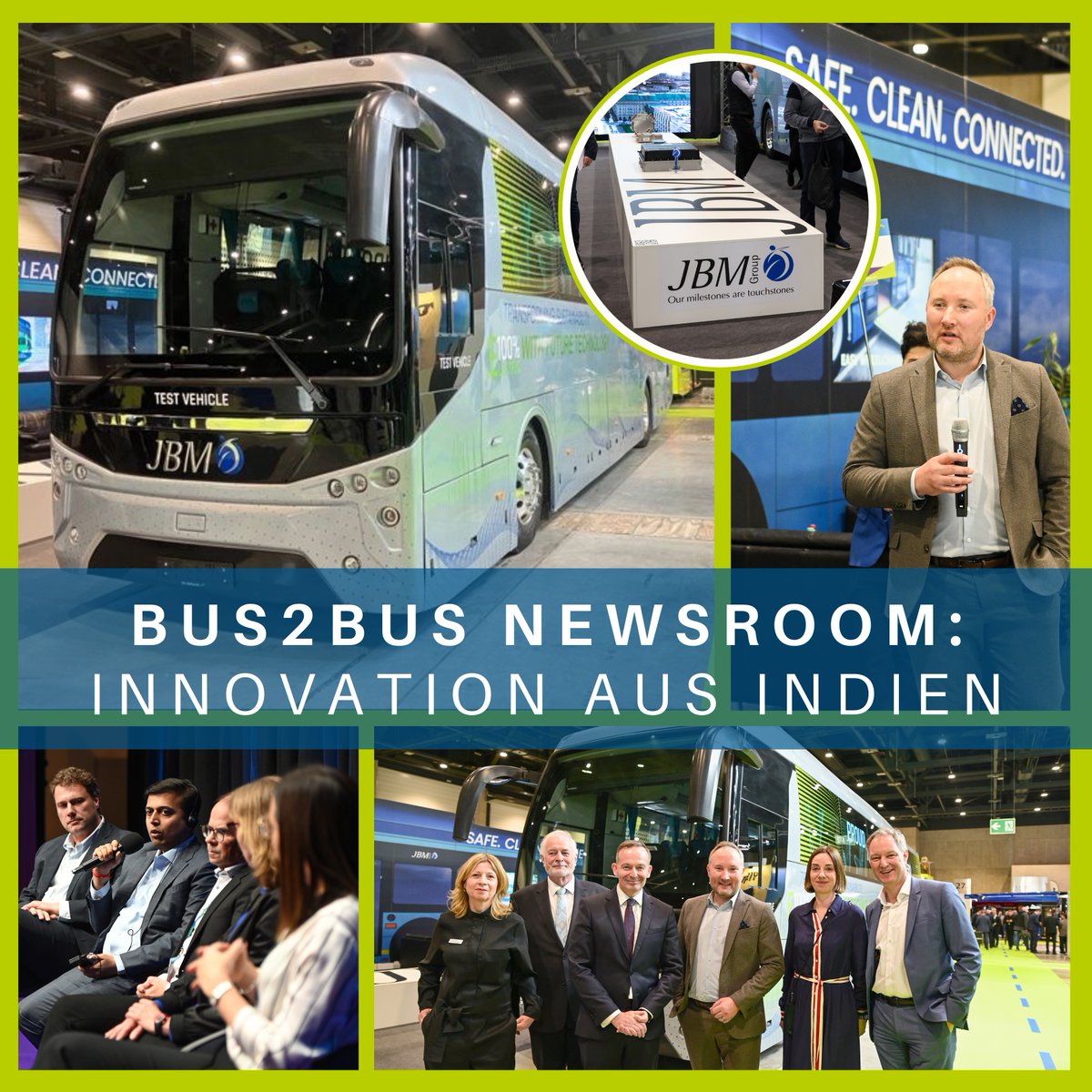 Entdecken Sie die Zukunft des elektrischen Fernbusverkehrs! 🚌⚡🔌
Informieren Sie sich im #BUS2BUS Newsroom über den Galaxy Elektroreisebus der JBM Group und wie er die Entwicklung des nachhaltigen Verkehrs vorantreibt. 🌱
📰: di-ri.co/yKcin