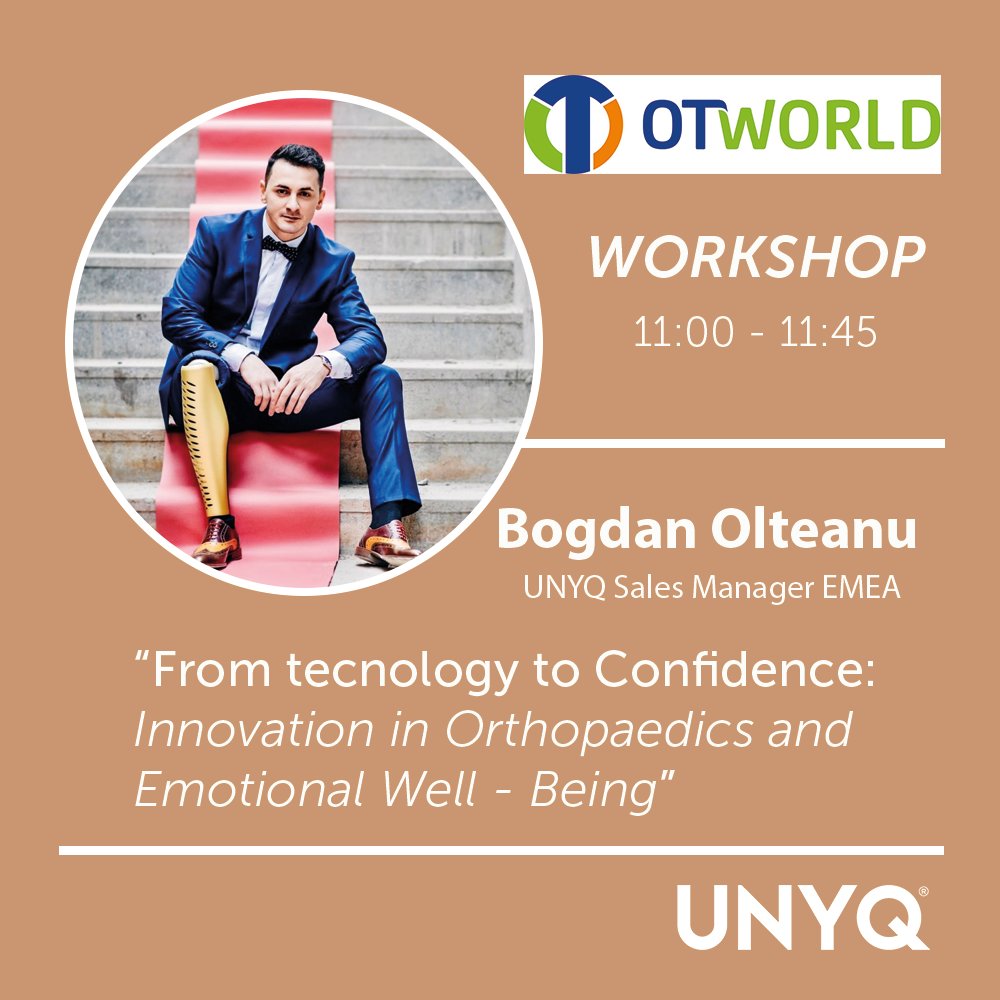 📣📣Dear prosthetists and patients, our Sales Manager Bogdan Olteanu will be performing an workshop on OTW, where you could find all the advantages of using UNYQ covers.

We´ll see you there‼️ #OTW #Leizpig #Unyq #covers #3dprinting #amputee #amputeeleg