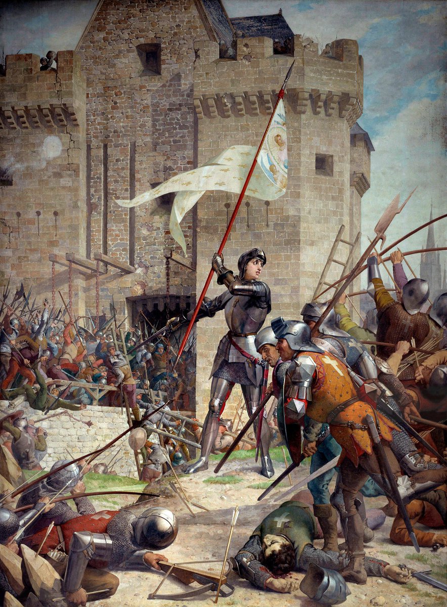 🛡️ On this day in 1429, Joan of Arc led French forces to lift the Siege of Orléans, turning the tide in the Hundred Years' War against England. Her courage and leadership became legendary, symbolizing hope and resilience for France. #History #OnThisDay #JoanOfArc