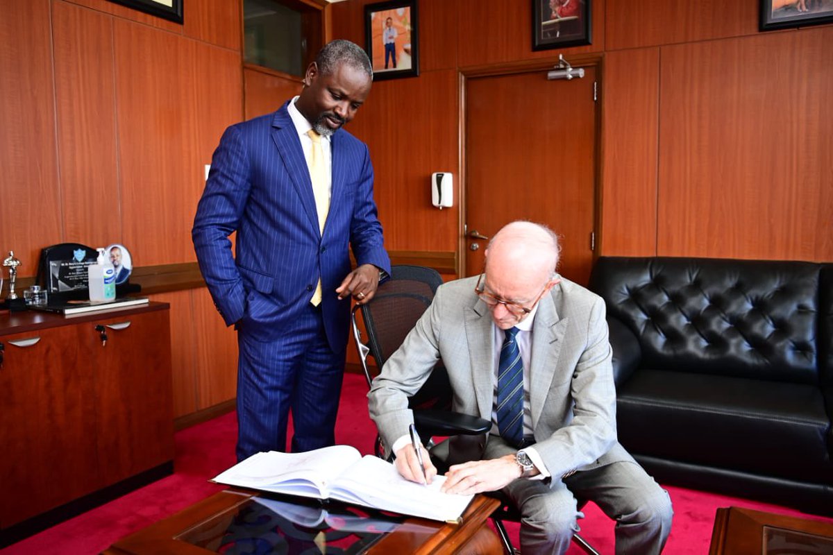 The new Ambassador of @ItalyinUganda, His Excellency Mauro Massoni, paid me a courtesy visit in my office @Parliament_Ug, yesterday afternoon. Uganda and Italy have enjoyed cordial diplomatic relations since independence. The two countries share mutual interests in strategic