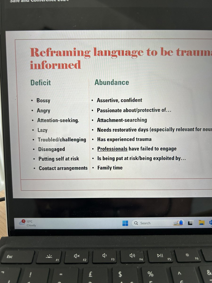 So powerful listening to @RebekahPierre92 sharing her story about accessing her records from children’s social care, and the power of language. Every child in our care system deserves the best possible care and we need to reframe language to be trauma informed #SafeAndSound