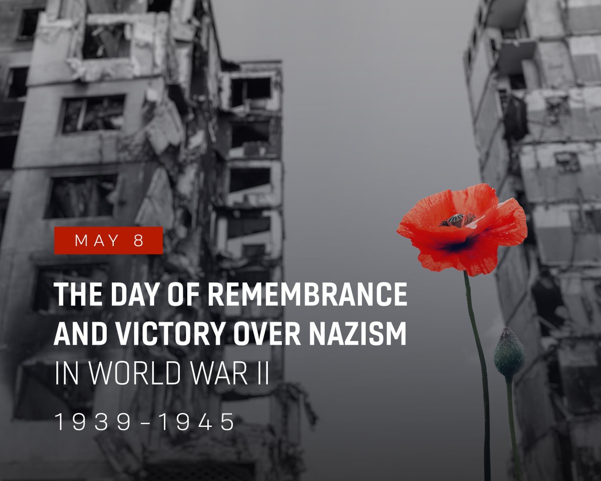 AndriyKostinUa's tweet photo. Today, when Ukraine, together with Europe, for the first time officially marks the Day of Remembrance and Victory over Nazism in World War II, Russia continues to wage its criminal war of aggression and shell our peaceful cities. Today, when Ukraine, together with the entire civilized world, says "never again," the Russian regime is, in fact, repeating the crimes of the Nazis.

But both we and our allies clearly remember the main lesson of World War II: even the most horrific criminals in the history of mankind eventually face justice. This is a lesson our enemy has yet to learn.