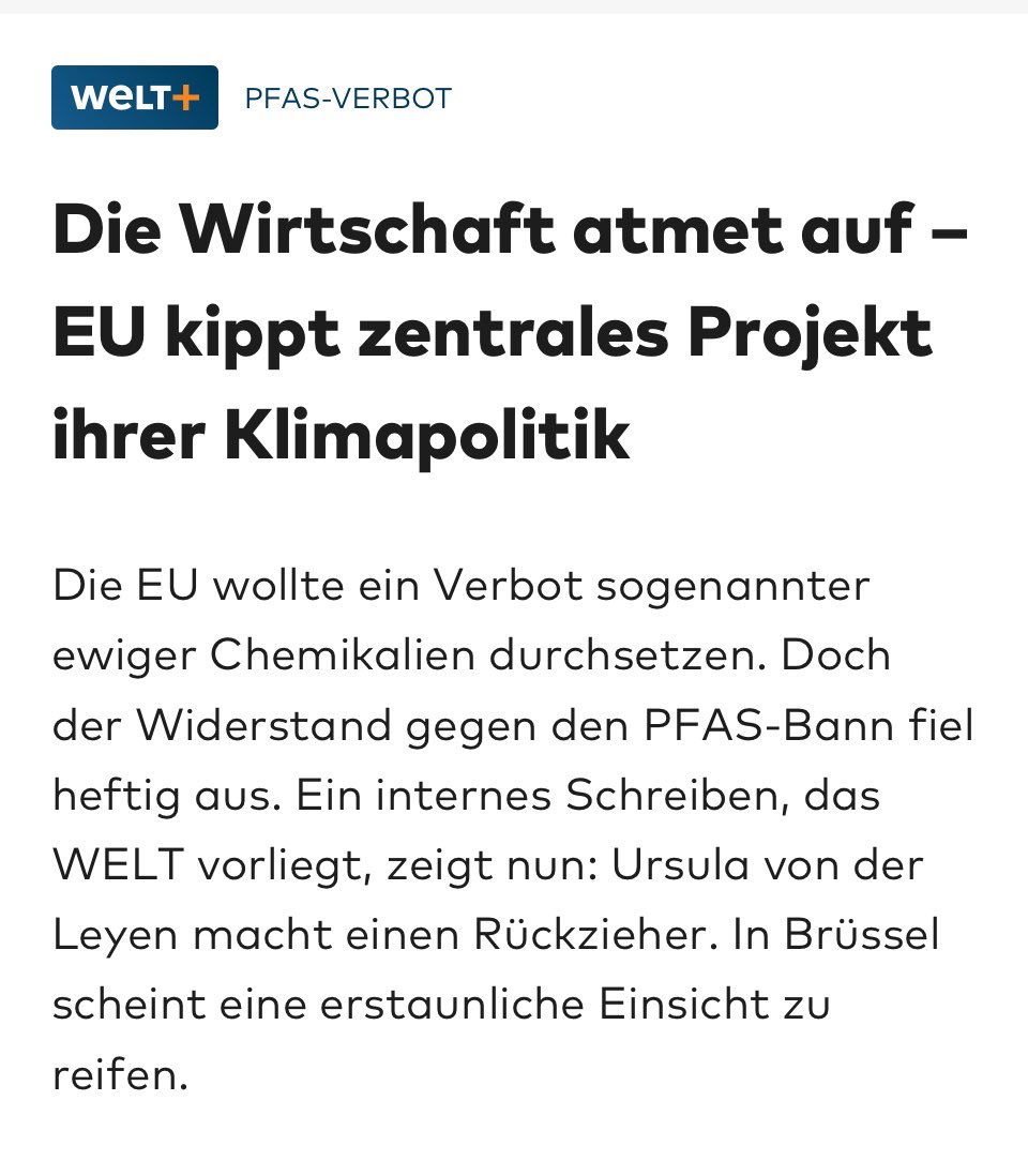 Der #greenDeal von #VonderLeyen ist wohl endgültig am Ende.