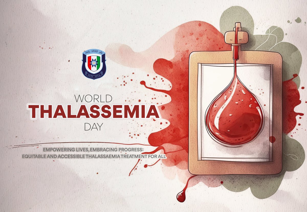 On this World Thalassemia Day, we salute the warriors battling thalassemia. Your strength is an inspiration to us all. Let's unite to raise awareness and stand with those affected. #ThalassemiaDay