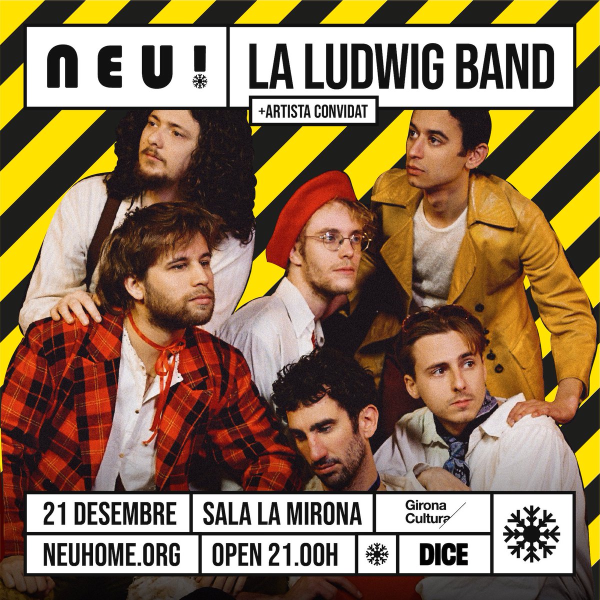 Teníem massa ganes d'anunciar-vos la primera confirmació del Festival NEU! 24/25 🥁

Encetem la programació amb <a href="/LaLudwigBand/">La Ludwig Band</a> el 21/12 a la <a href="/salalamirona/">LA MIRONA</a> 💥

Entrades ja disponibles, que no sigui dit! 

link.dice.fm/A74880d0aa73

#neufestival