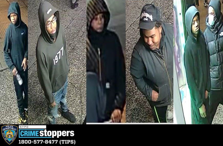 🚨WANTED 🚨for a Robbery i/o 1219 Castle Hill Avenue #Bronx @NYPD43pct  on 4/17/24@ 8:30P.M. The individuals climbed over the plexiglass partition & removed $3,000.00 worth of store merchandise💰Reward up to $3500 Know who they are? 📲Call 1-800-577-TIPS Calls are CONFIDENTIAL!