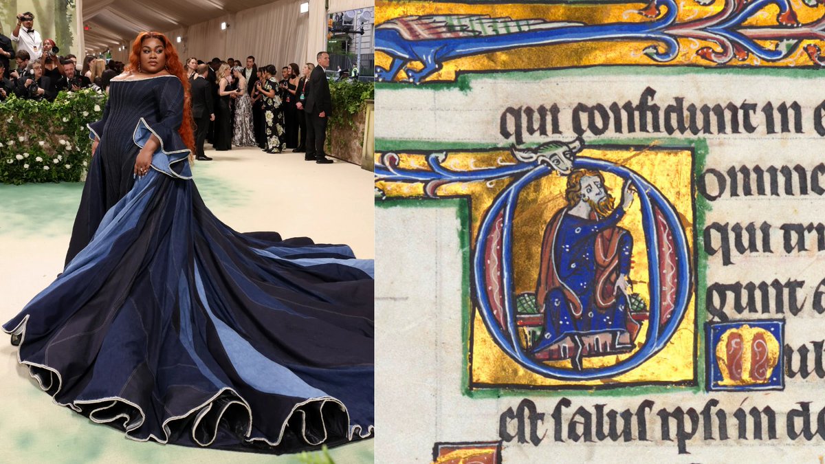 Met Gala 2024, but once again making it ✨medieval✨

(@NewCollegeOx, MS 323, f. 3v; MS 371, f. 84r; BT1.70.2 f. 32r; MS 322 f. 8v)

#MedievalTwitter