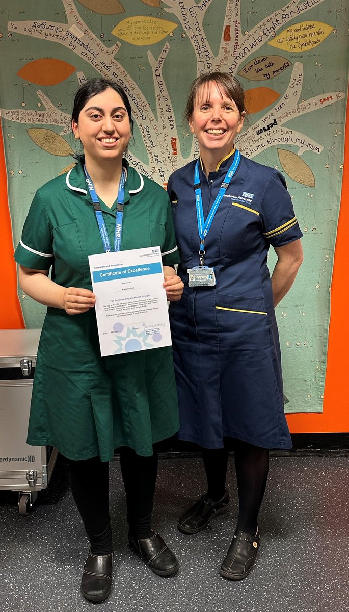 Well done to Areej, Clinical Research Practitioner at @NIHRCRN_gman on achieving an R&amp;I Excellence Award 🏆.

Through her support of the LolipopSouth Asia Biobank study, Areej has demonstrated initiative, excellent participant engagement and willingness to support colleagues.