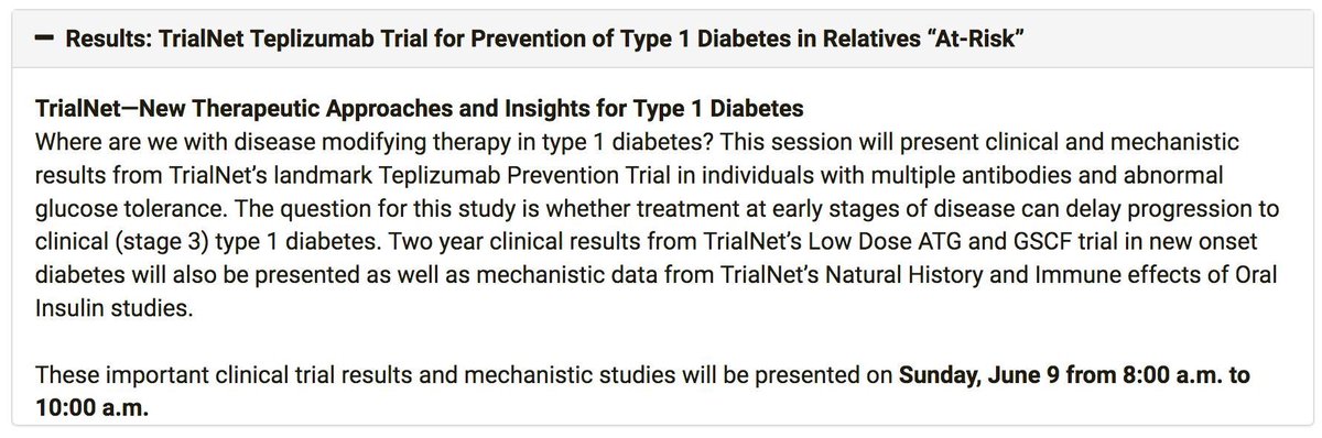 LouBasenes's tweet image. What expectations do #ADA2019 attendees and experts have for Teplizumab @T1D_TrialNet results being presented? #diabetes

professional.diabetes.org/scientific-ses…