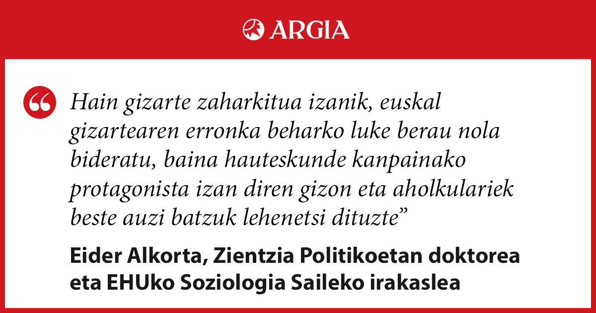 IRITZIA | Hauteskundeen irabazleak, galtzaileak eta umezurtzak – Eider Alkorta Zientzia Politikoetan doktore eta EHUko Soziologia Saileko irakasleak @Hordago_ElSalto-n idatzitako iritzi-artikulua ⤵️ argia.eus/albistea/haute…