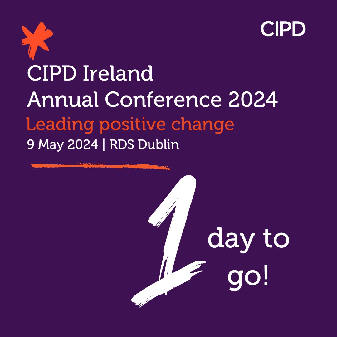 🤩Less than 1 day to go & we're so excited for this year's Annual Conference! With over 500 attending, 55+ speakers, 30+ interactive sessions & 30+ exhibitors, you don't want to miss this! Last chance to be part of something amazing! ➡️ow.ly/5PkY50Rzfjo #CIPDIrelandAC