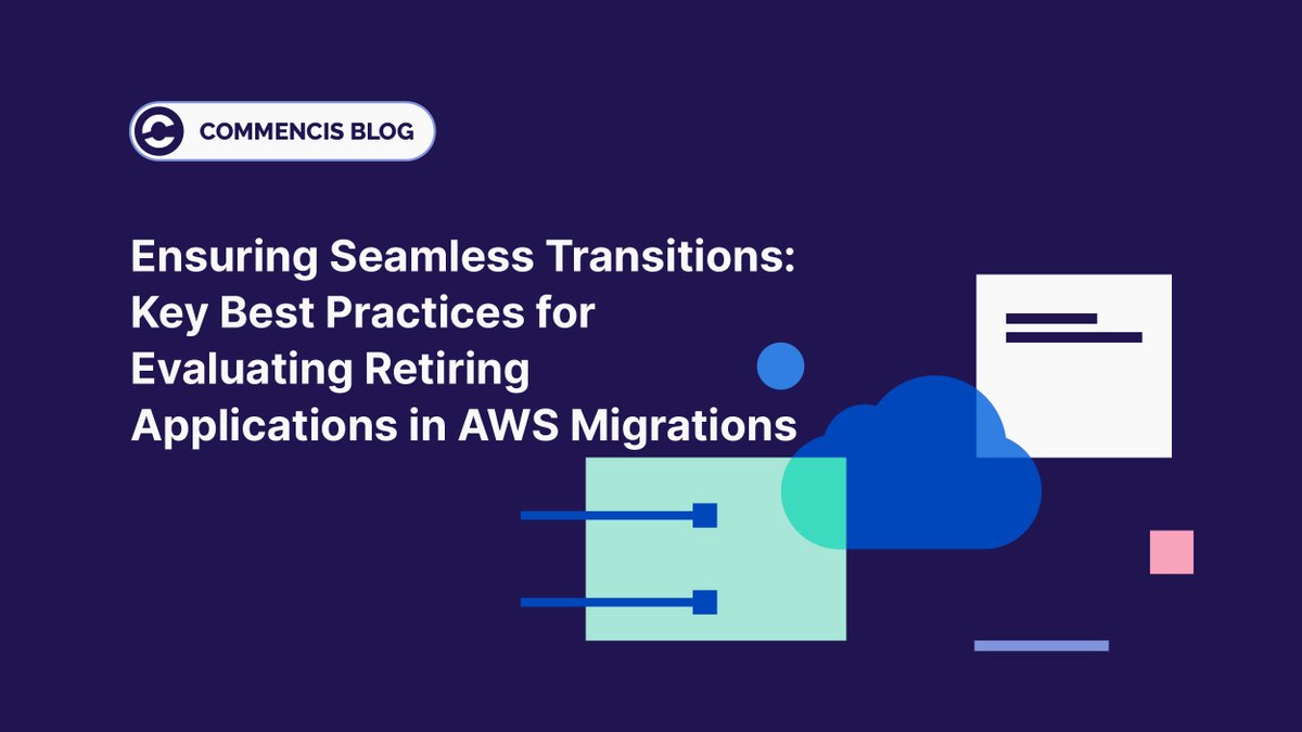 Navigate AWS Migrations with Confidence!
 
Dive into our guide for expert insights on evaluating and retiring applications to ensure a smooth transition to the cloud. 
 
Check the link: lnkd.in/dH6MgWMs

#AWSMigration #CloudTransformation #ApplicationOptimization