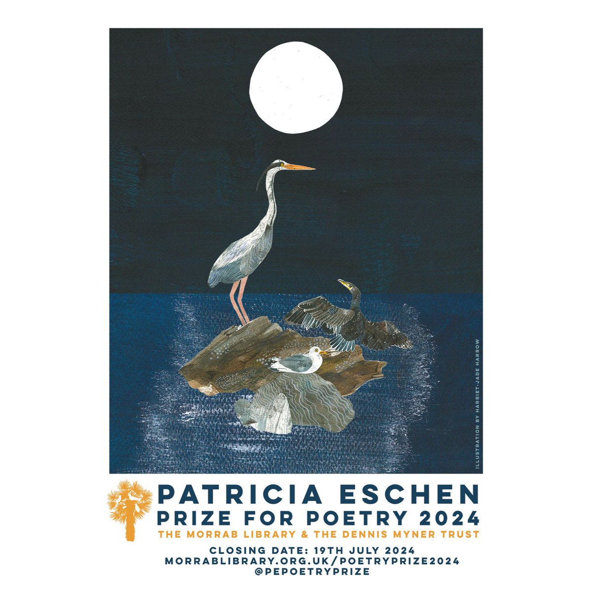 We're delighted to announce that Patricia Eschen Prize for Poetry 2024 is now open for entries! The international poetry competition will be judged by @KatrinaNaomi, with a new “Sonnet Prize” for the best poem in this form judged by Jodie Hollander bit.ly/3QyVUin