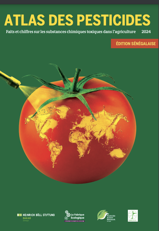 L' Atlas des pesticides 2024 , édition sénégalaise , lancé à Dakar le 07 avril 2024 par <a href="/PronatEnda/">Enda Pronat: Protection naturelle des terroirs</a> et la <a href="/Boell_Dakar/">Fondation Heinrich Böll _ Dakar</a>  
endapronat.org/wp-content/upl…
@boell_fr_it <a href="/boell_tunis/">Heinrich Böll Stiftung, Tunis</a> <a href="/DPVegetaux/">Direction de la Protection des Végétaux</a> @Ministere_agricu <a href="/BaAlpha17/">Ba Alpha</a> @abdourami 
<a href="/Cirad/">Cirad</a> <a href="/FairSahel/">FAIR Sahel</a> <a href="/Fatmasylla2/">Fatma sylla</a> 
#Stop_pesticides