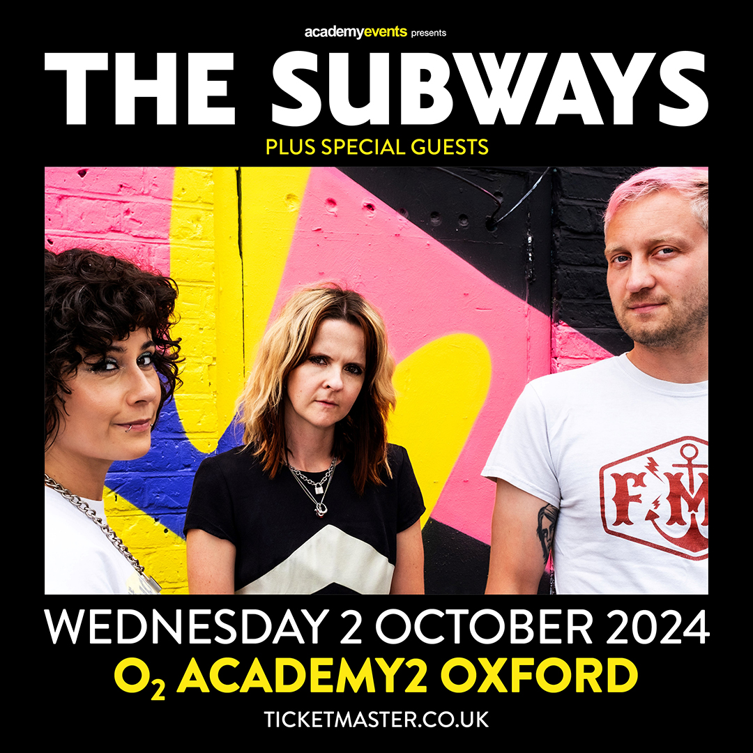 .@TheSubways remain one of the most exciting live bands on the touring circuit, thrilling crowds with their signature rock sound and wild stage performances. Don't miss their Oxford show - Wednesday 02 October. Priority Tickets on sale now - amg-venues.com/TtAm50Rzfna