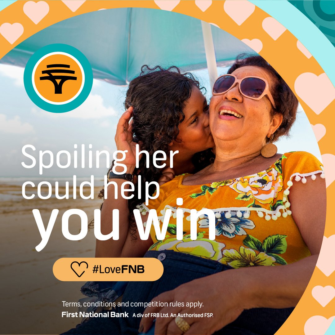 Mom, umama, bomma, dimamzo, however you choose to call her, we are celebrating our Queens.👩‍👦

Who are you spoiling this Mother’s Day? 𝗥𝗲𝗽𝗹𝘆 with #LoveFNB and a love note for her and stand a chance to win a voucher to the value of R1k. 🎉