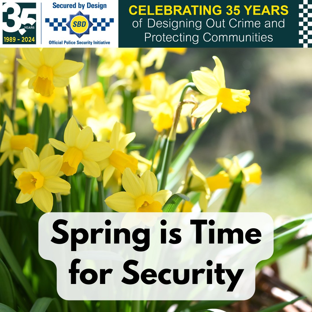 Spring is here! But it also brings a higher risk of burglary. Keep your home secure. Check out our Advice Hub for tips 👇 loom.ly/L_ZEC24 #sbd #advicehub #burglary #crimeprevention #homesecurity