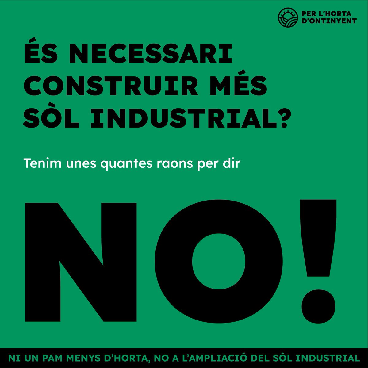 Ni un pam menys d'horta! 
Fil sobre la situació de l'ampliació de sòl industrial en Ontinyent. 
🧵👇