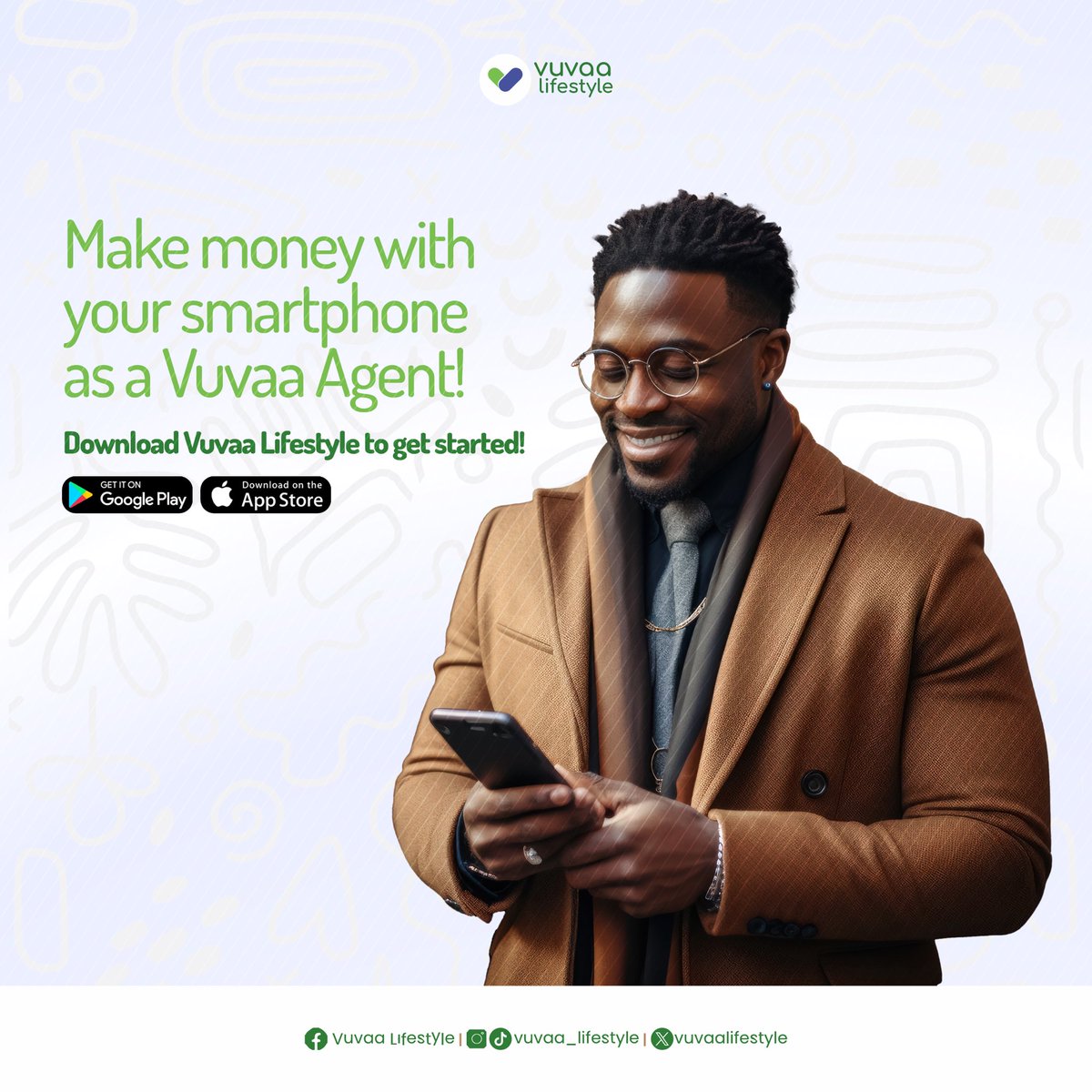 Turn your phone into a money-making machine. 📱💰
 
Become a Vuvaa Agent and be your own boss! 🔥

Download Vuvaa Lifestyle from Play store or Apple Store to get started! 📲👍

Cybersecurity NYSC Ronaldo Doja Kante  Kendrick #lifeissweetwithvuvaa