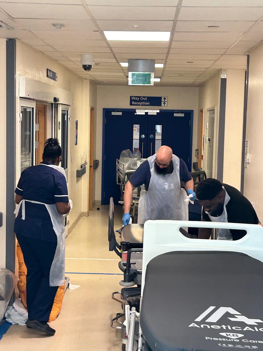 Collaborative working with tissue viability and ED teams <a href="/SWBHnhs/">SWB NHS Trust</a> mattress replacement programme...keeping our patients safe.