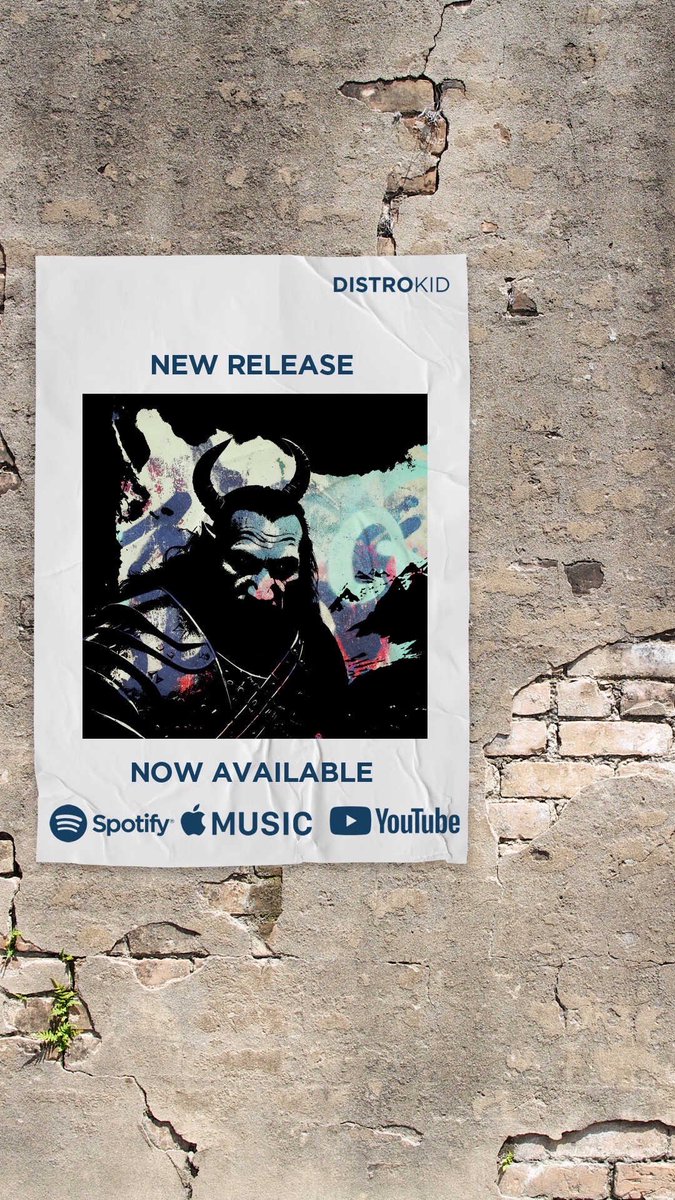 TS FINALLY HERE currently getting everything set up so the promotion I can do for this very limited, but thats alright because its my first official song. #delirium130 #newsong #battlecry #distrokid #nowavailable #spotify #applemusic #youtube